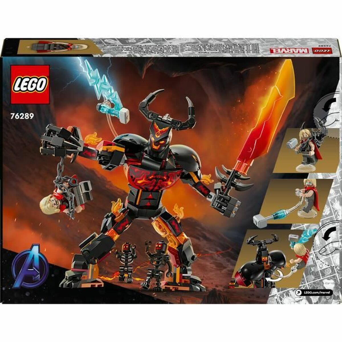 Byggsats Lego 76289 Thor vs. Surtur 245 Delar - 6