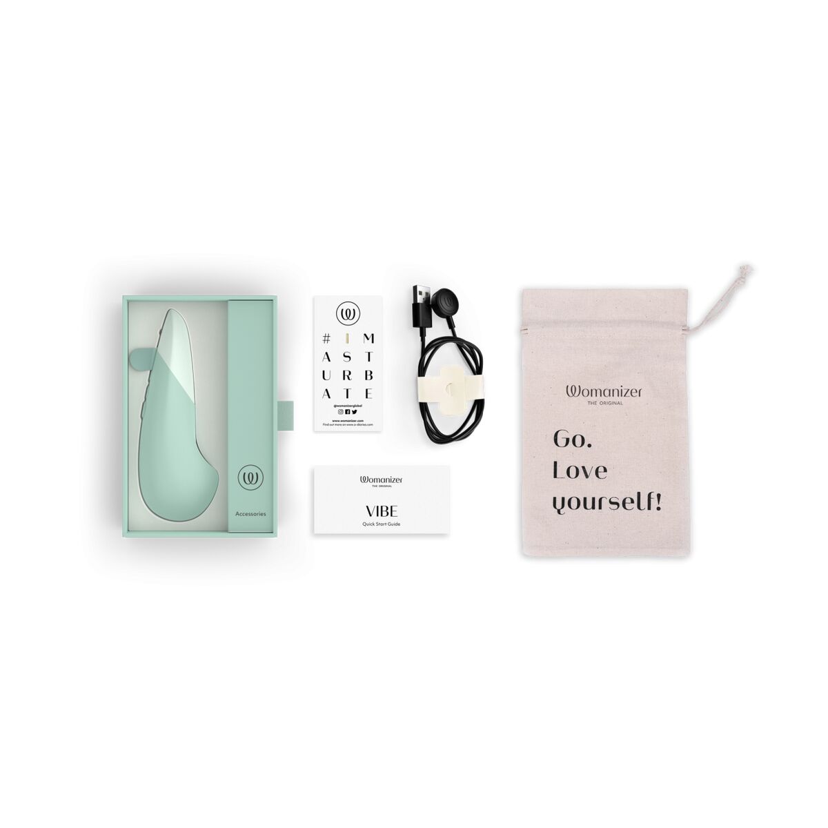Patronvibrator Womanizer Sage Grön - 8