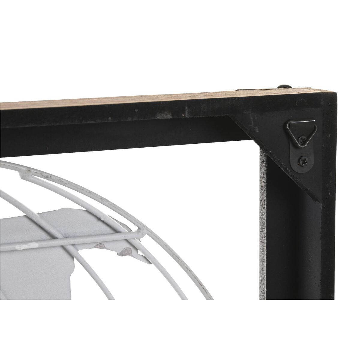 Prydnadsfigur DKD Home Decor Naturell Metall Koppar Furu Världskarta (75 x 6 x 46 cm) - 2