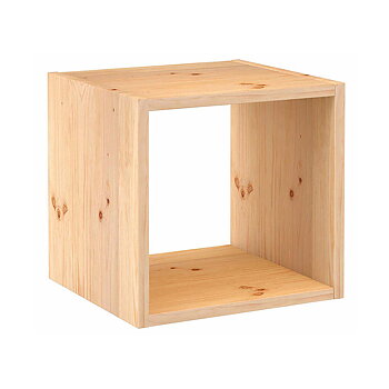 Bokhylla Astigarraga Dinamic Kuber Modulär Naturell Furu (36,2 x 33 x 36,2 cm)