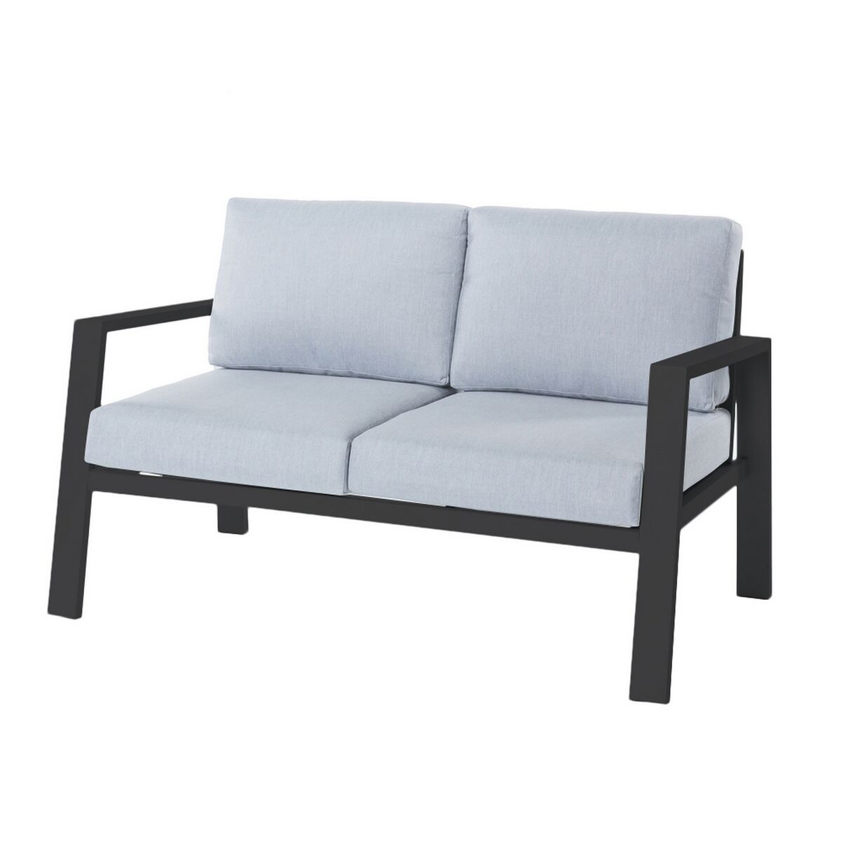 2-mans soffa Thais Grafit Aluminium 132,20 x 74,80 x 73,30 cm - 2