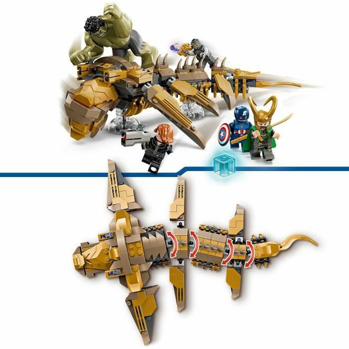 Byggsats Lego Marvel 76290 Avengers Leviathan Set 347 Delar - 3