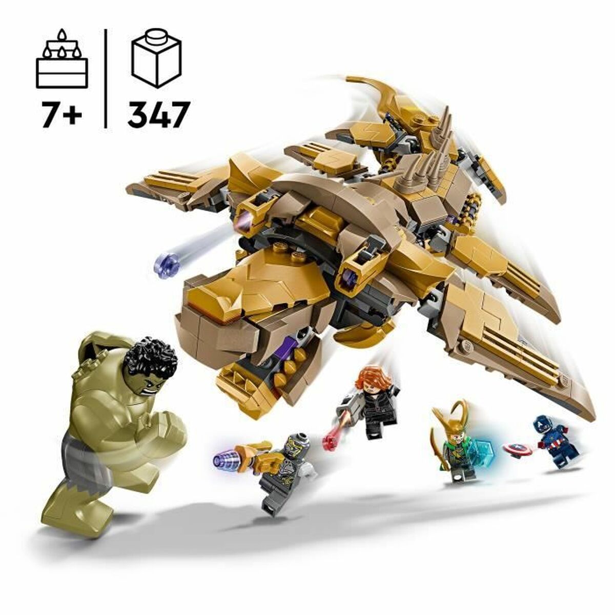 Byggsats Lego Marvel 76290 Avengers Leviathan Set 347 Delar - 2
