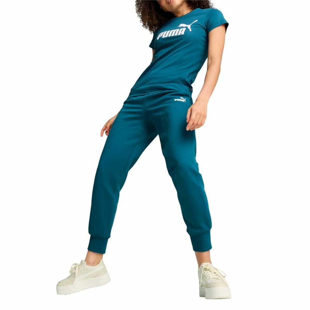 T-shirt med kortärm Dam Puma Blå - 5