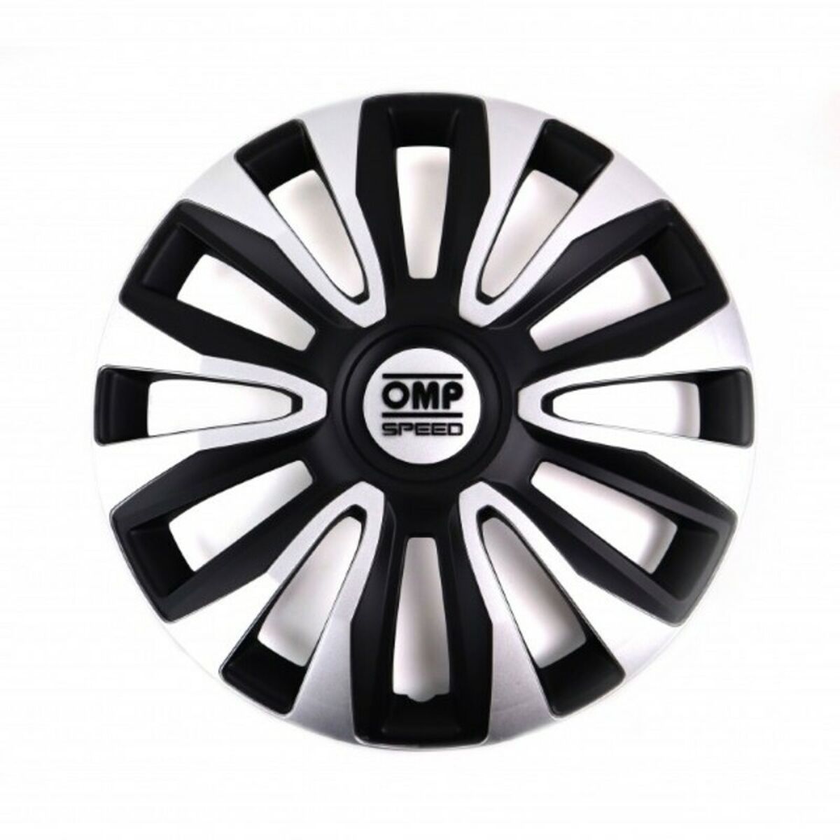 Navkapsel OMP Magnum Speed Svart Silvrig 13" (4 uds) - 7