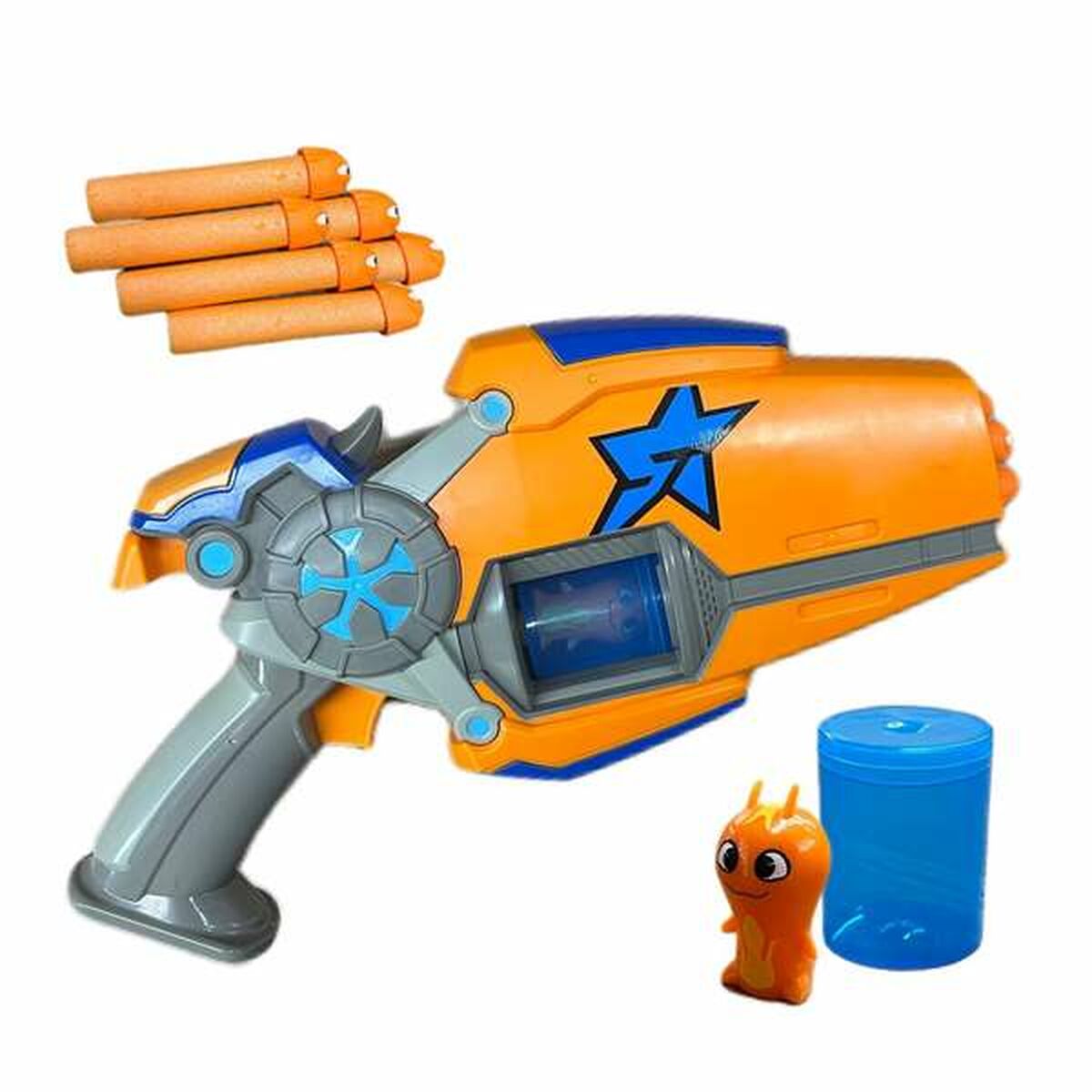 Pistol med Pilar Bizak Slugterra Eli'S Megamorph Blaster Orange