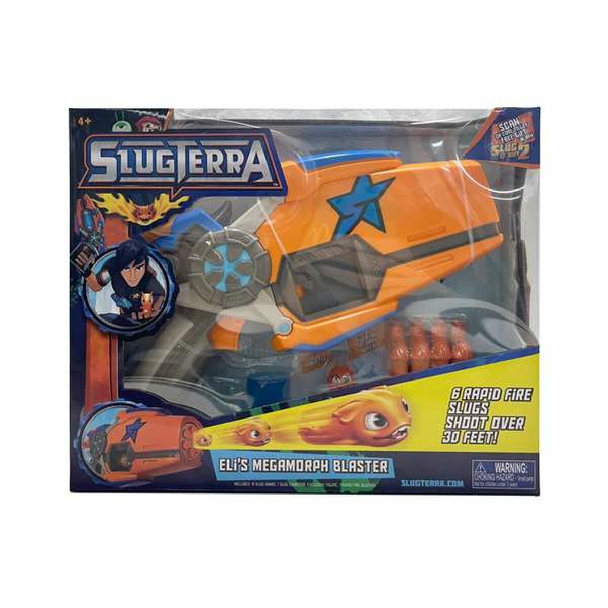 Pistol med Pilar Bizak Slugterra Eli'S Megamorph Blaster Orange - 4