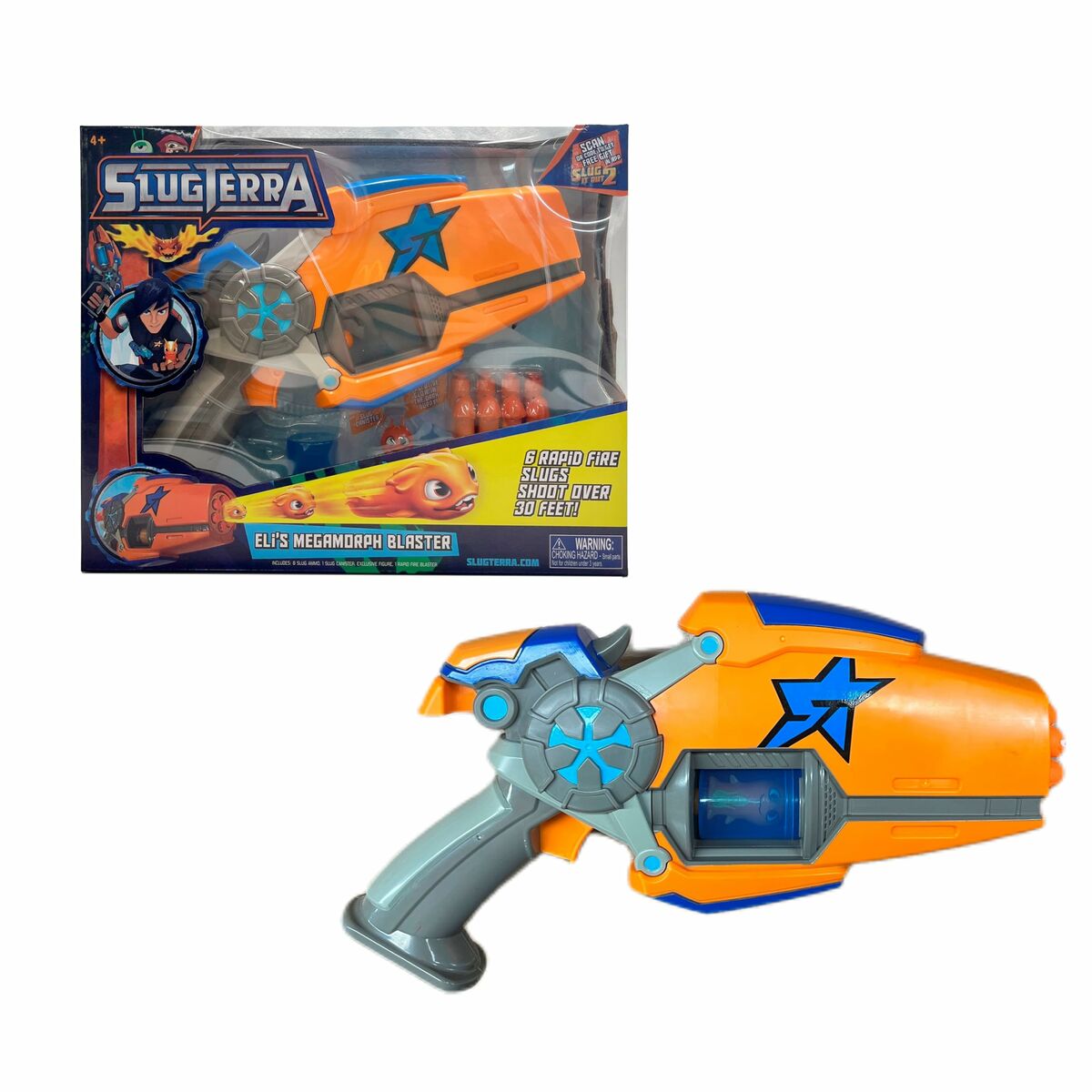 Pistol med Pilar Bizak Slugterra Eli'S Megamorph Blaster Orange - 2