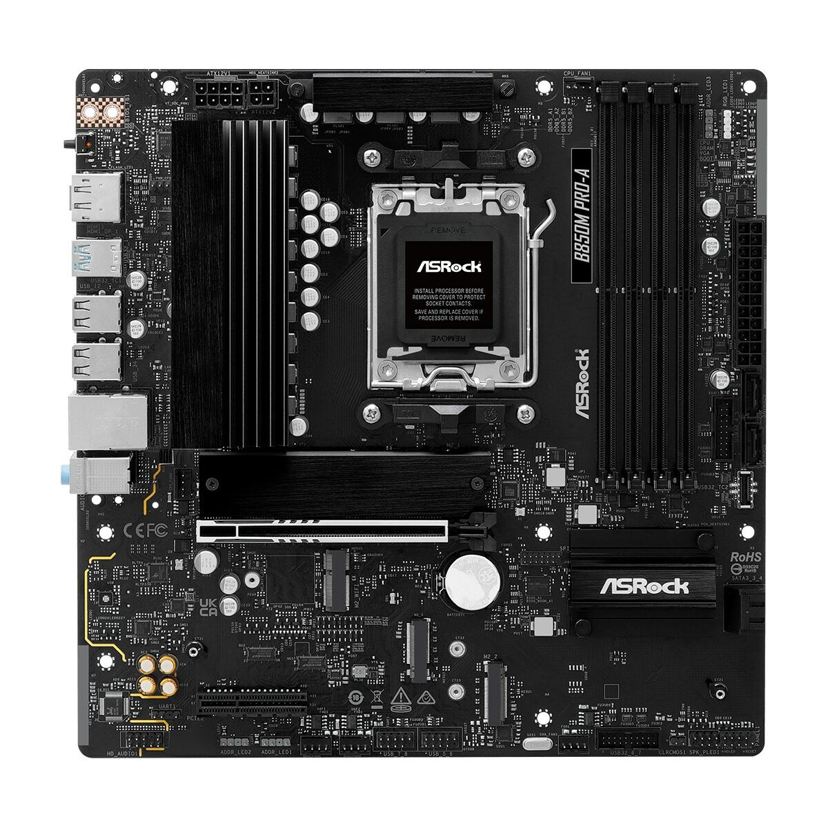 Moderkort ASRock B850M Pro-A AMD AM5