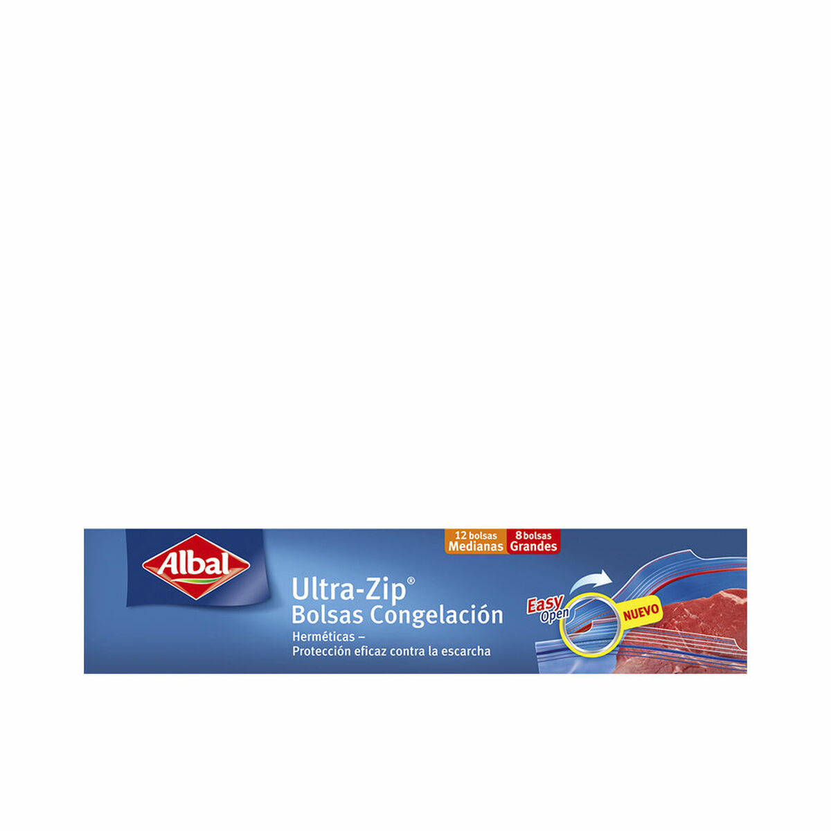 Set med återanvändningsbara hermetiskt förslutna påsar Albal Ultra-Zip Frys 20 antal - 2