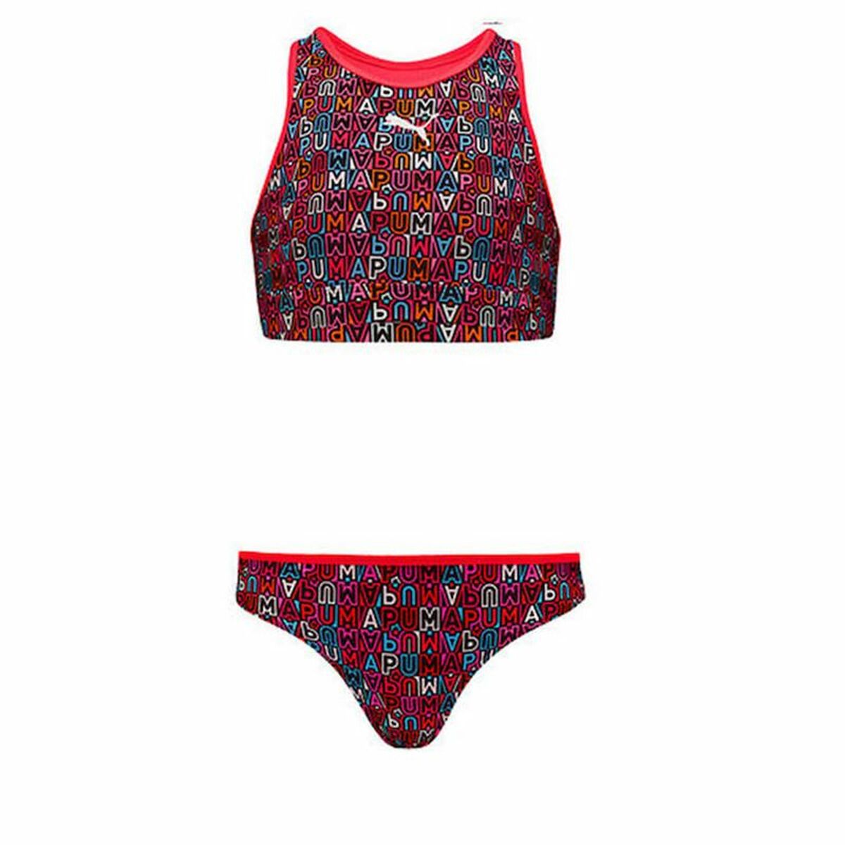Bikinitrosa För Flickor Puma Printed Set Röd