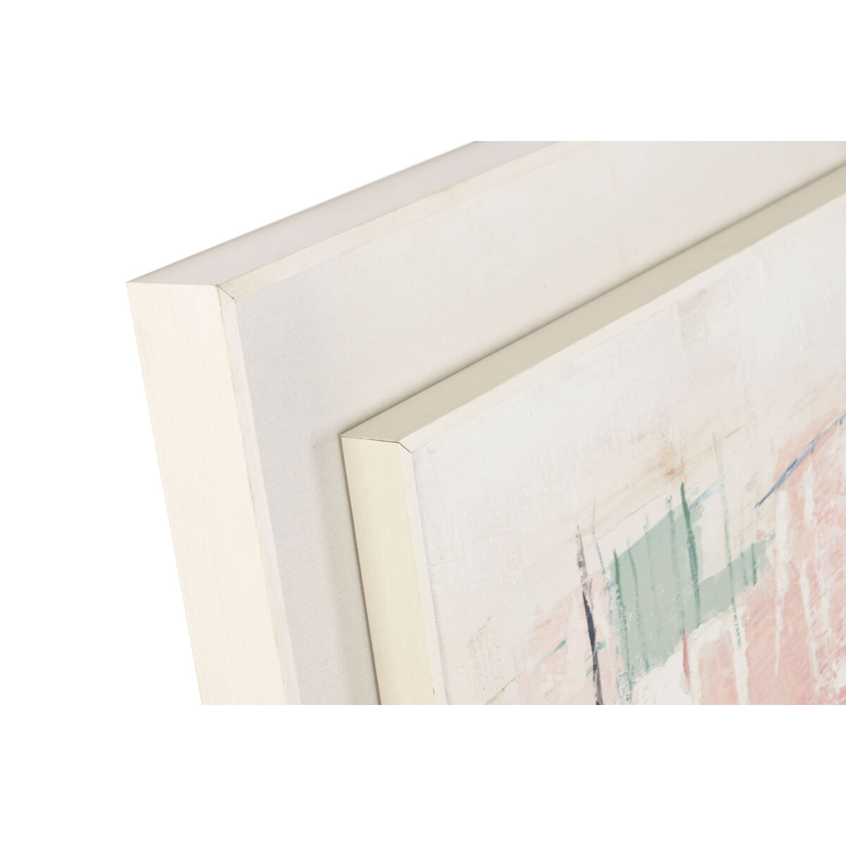 Kanvas Home ESPRIT Blå Vit Abstrakt Urban 114 X 6 X 143,5 CM - 3