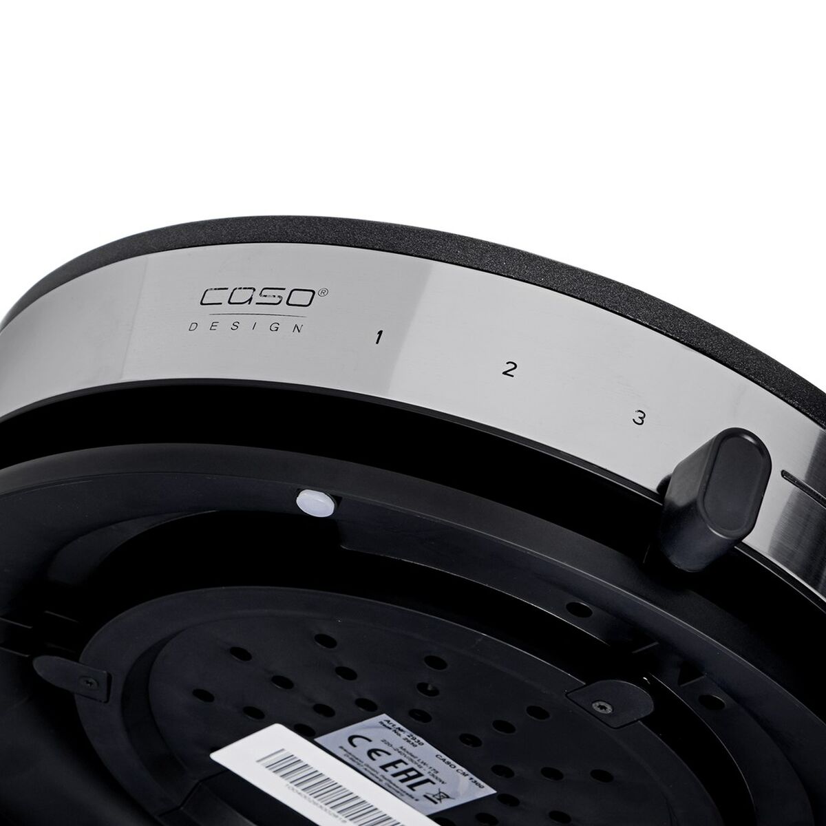 Pannkaksmaskin CASO CM 1300 Svart Grå Silvrig - 3