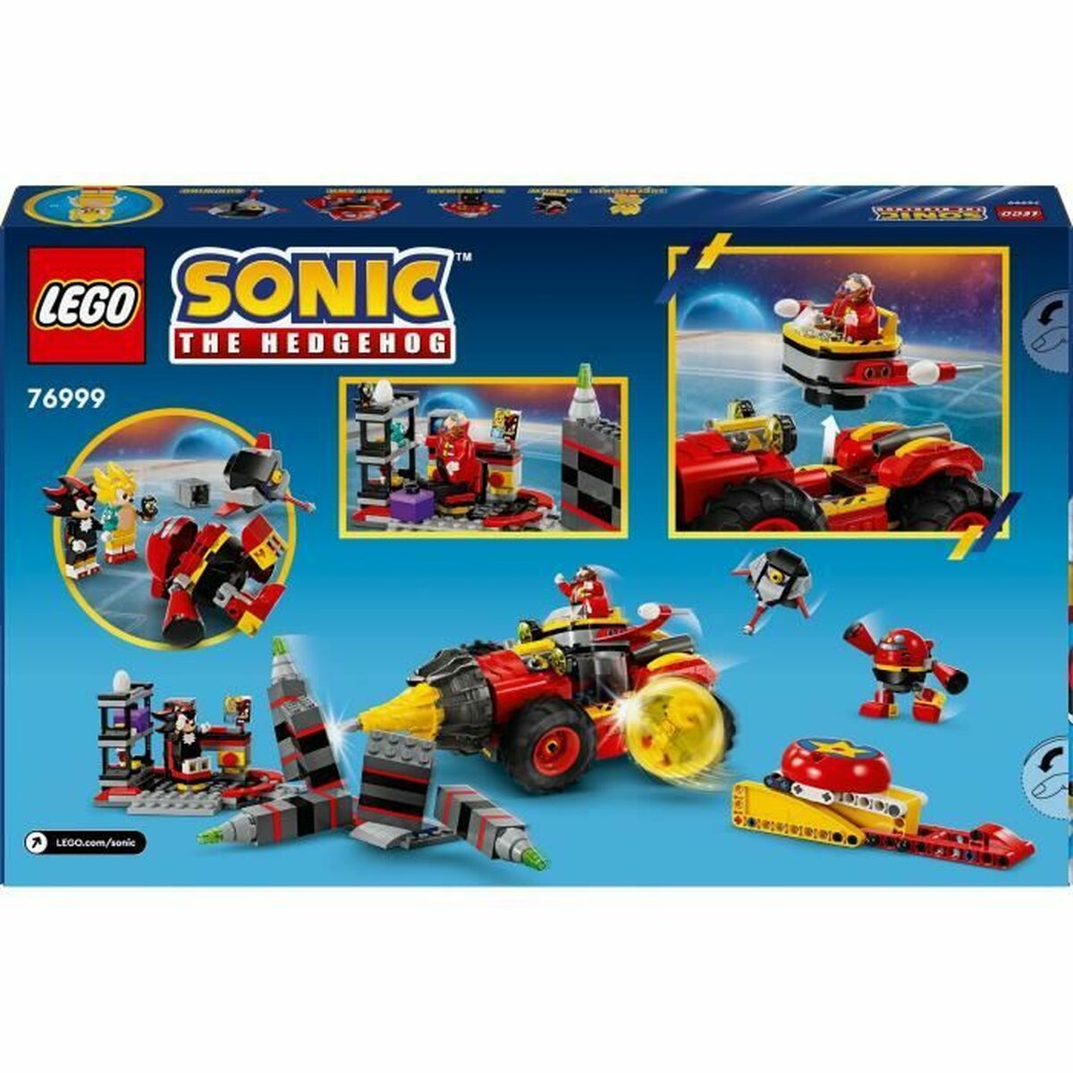 Byggsats Lego Sonic the Hedgehog 76999 Super Sonic vs. Egg Drillster 590 Delar - 6