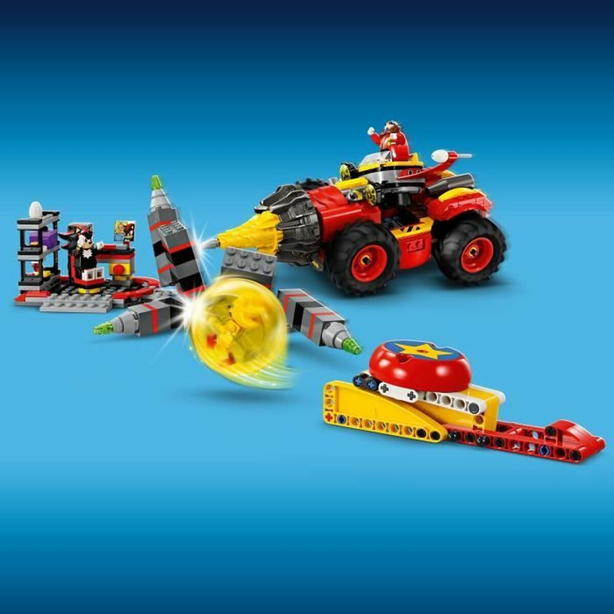 Byggsats Lego Sonic the Hedgehog 76999 Super Sonic vs. Egg Drillster 590 Delar - 4