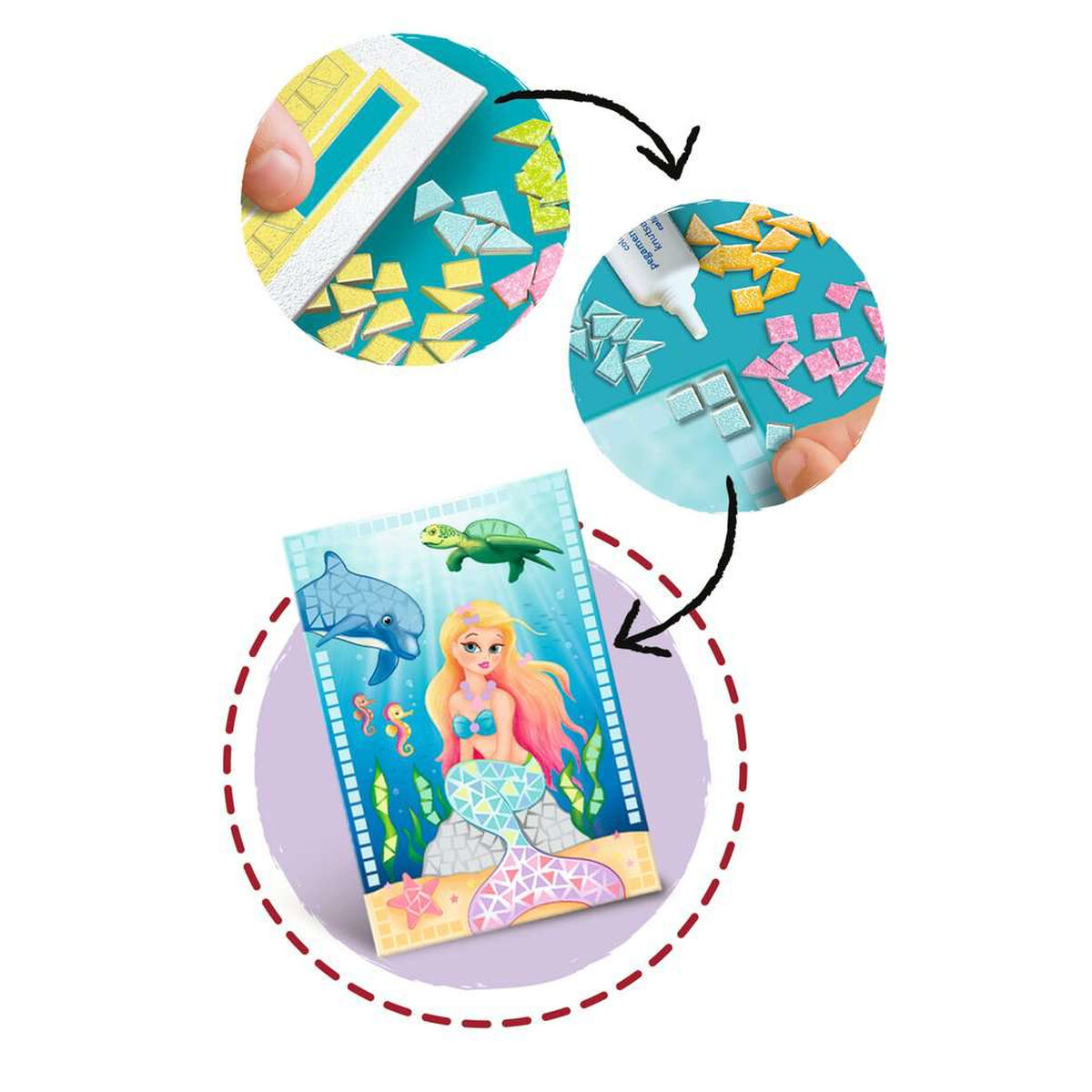 Mosaik Ravensburger Be Creative Mosaic - 6