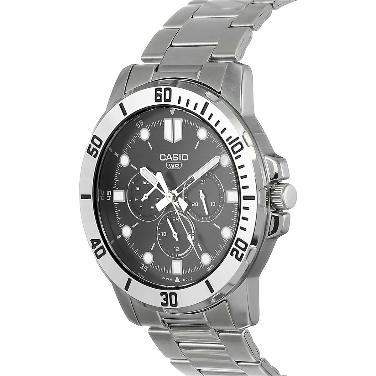 Herrklocka Casio COLLECTION Svart Silvrig (Ø 45 mm) - 4