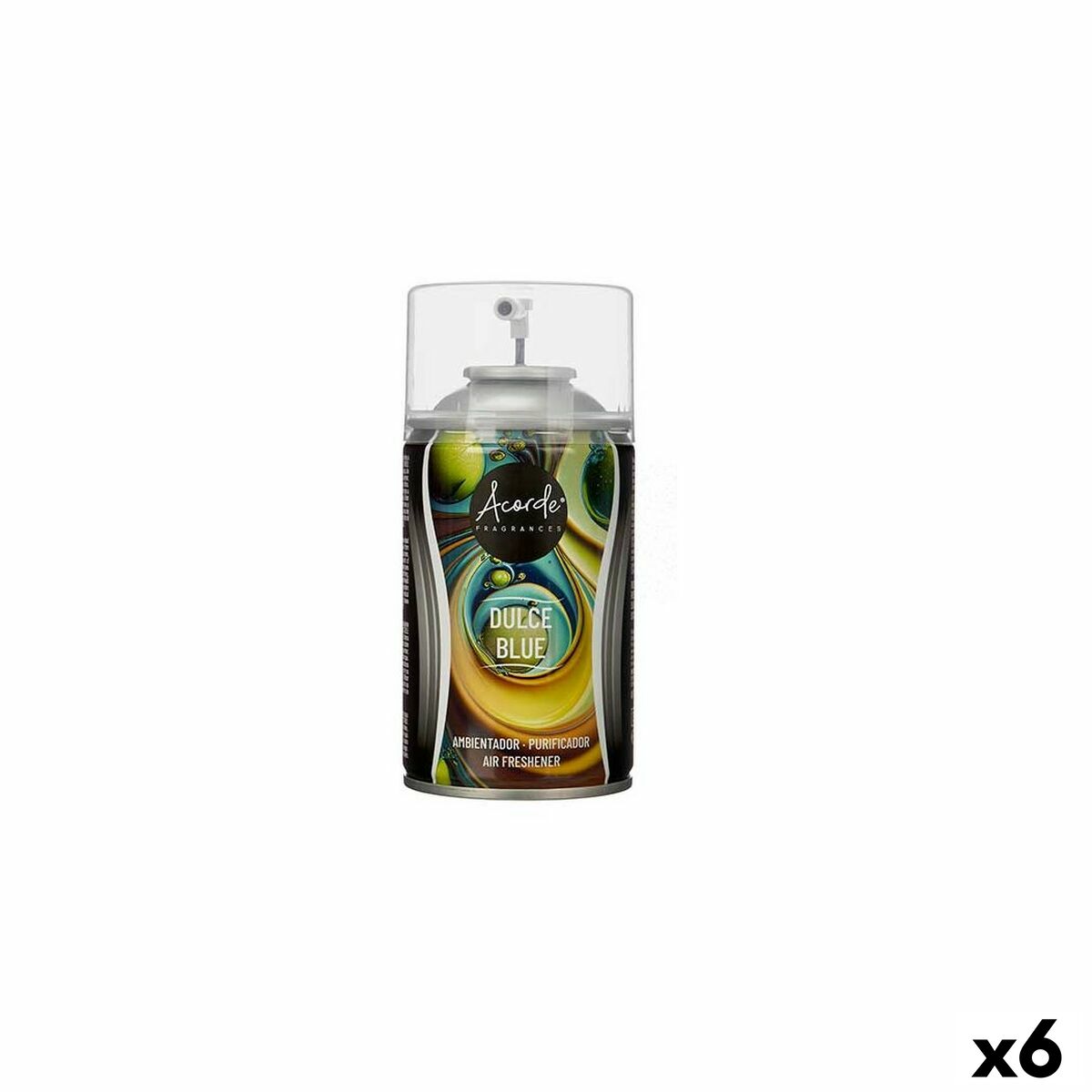 Refill Till Luftfräschare Acorde Dulce Blue 250 ml Spray (6 antal)