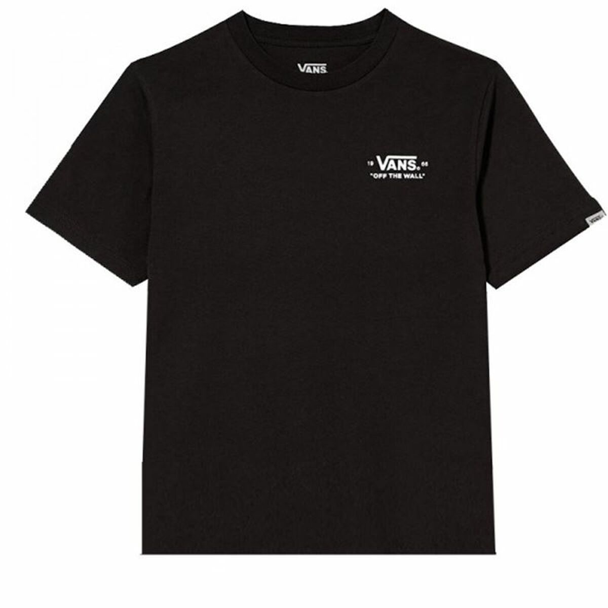 Barn T-shirt med kortärm Vans Mini Scrip Svart - 3