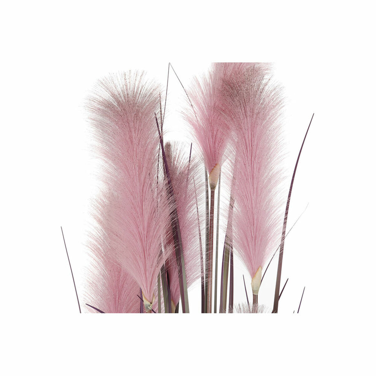 Dekorativ växt DKD Home Decor Rosa Tyg Stål Plast PVC (40 x 40 x 180 cm) - 8