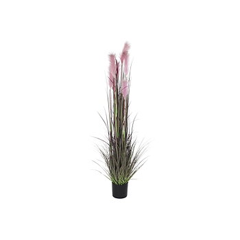 Dekorativ växt DKD Home Decor Rosa Tyg Stål Plast PVC (40 x 40 x 180 cm)
