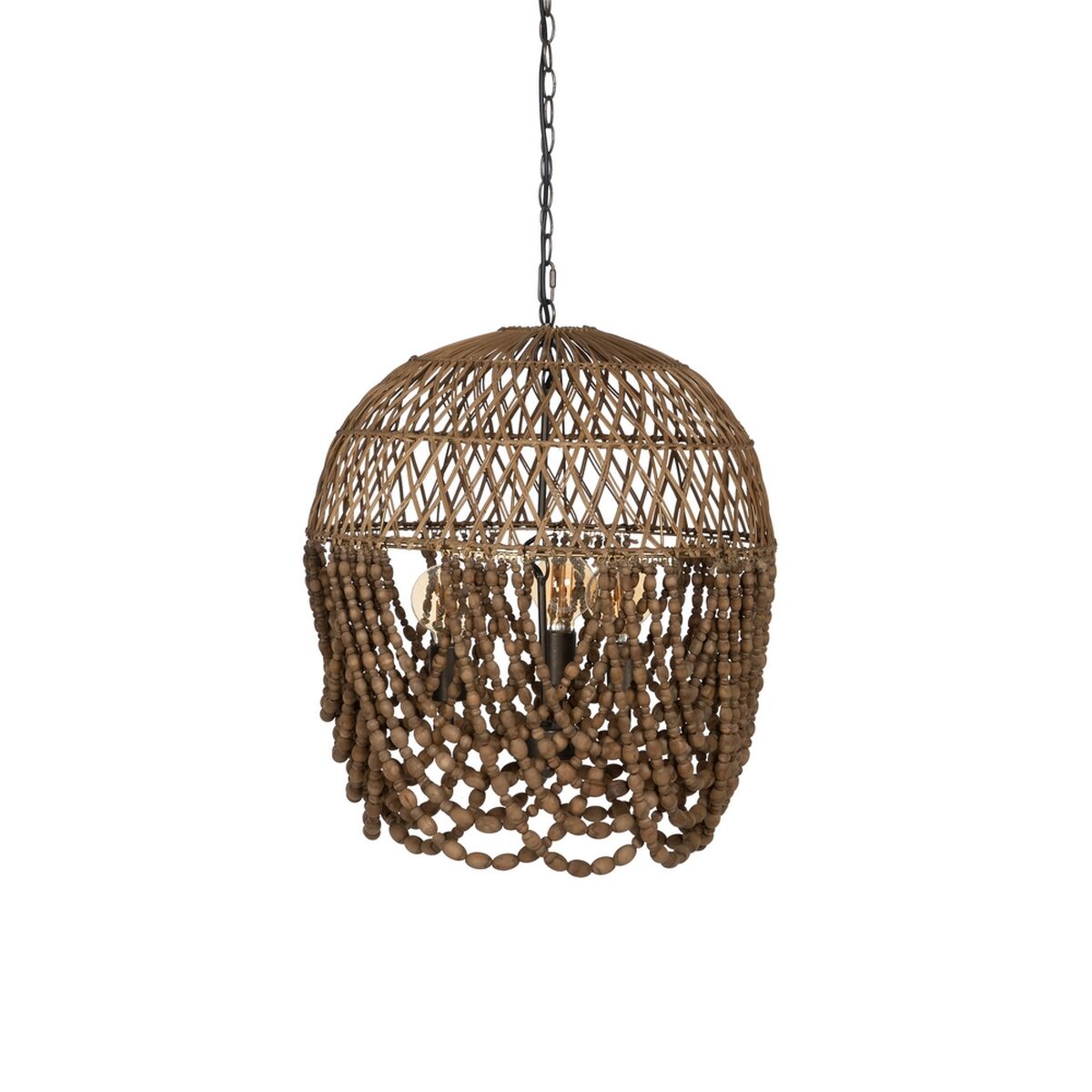 Taklampa Naturell Metall 220-240 V 54 x 54 x 62 cm