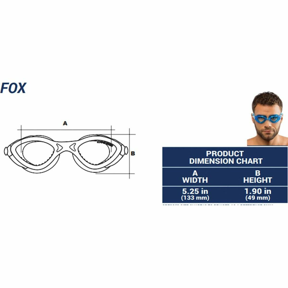 Simglasögon för vuxna Cressi-Sub Fox Aquamarine Vuxna - 6