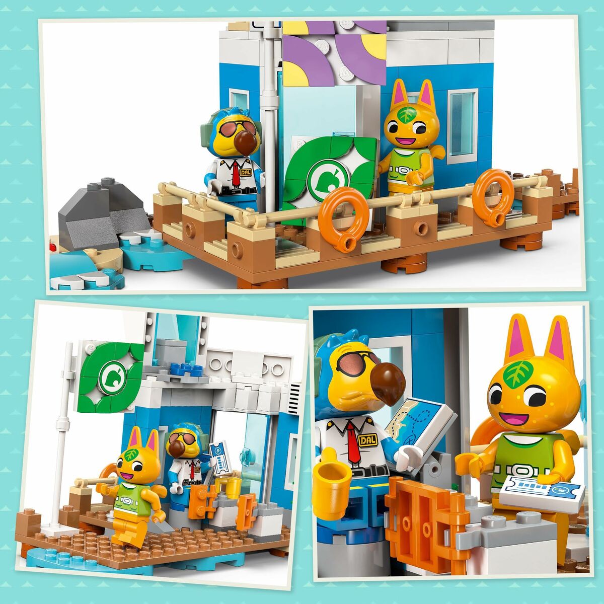 Byggsats Lego Animal Crossing 77051 Dodo Airlines Air Travel Multicolour - 8