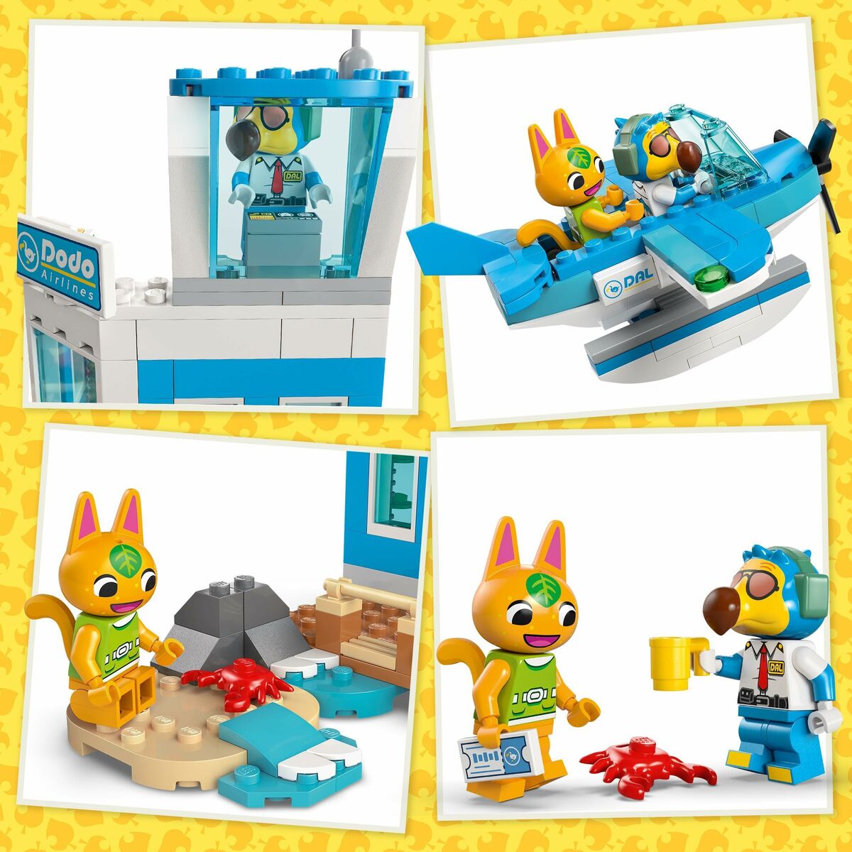 Byggsats Lego Animal Crossing 77051 Dodo Airlines Air Travel Multicolour - 9