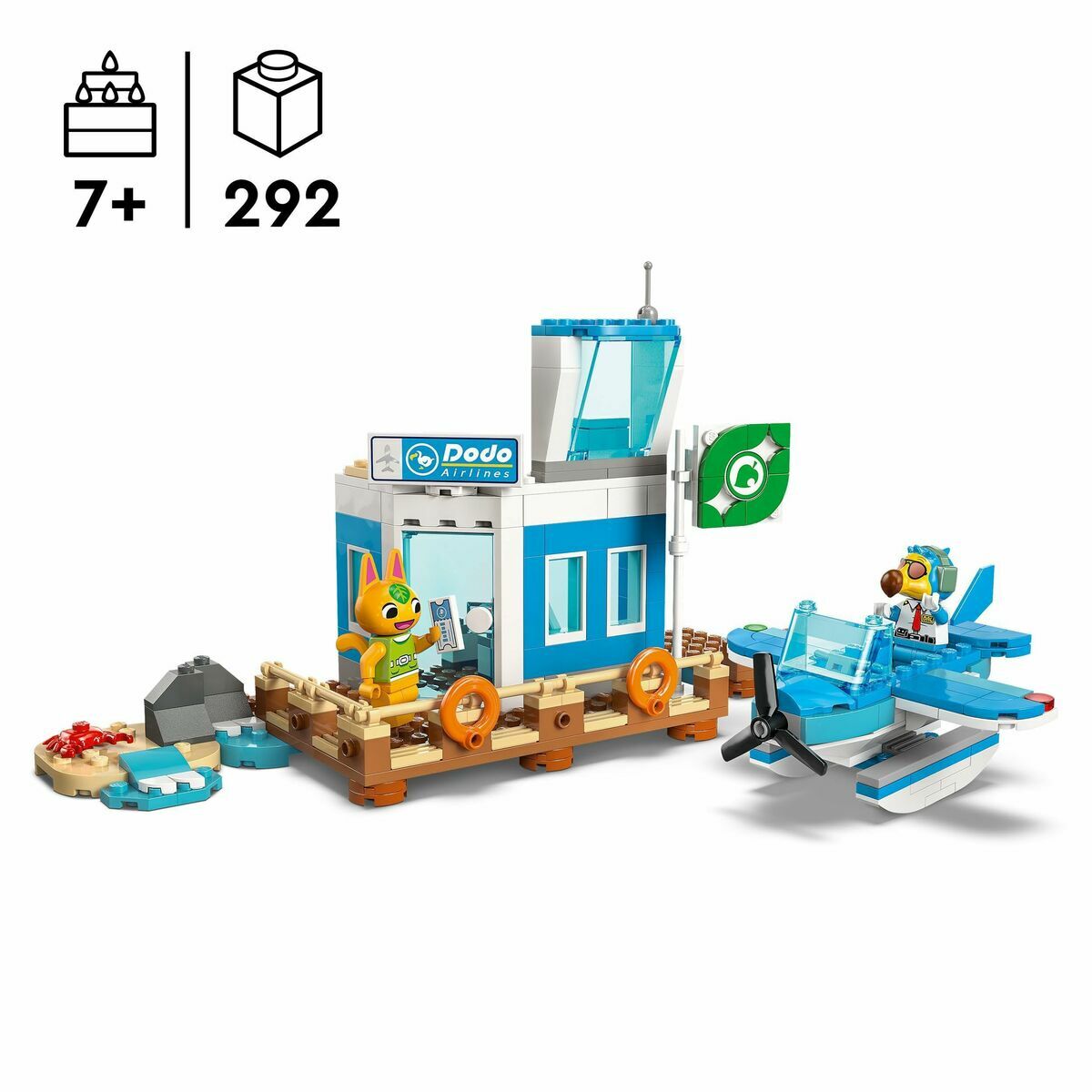 Byggsats Lego Animal Crossing 77051 Dodo Airlines Air Travel Multicolour - 5