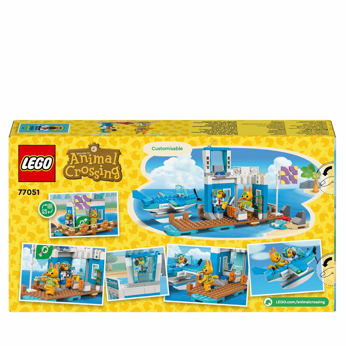 Byggsats Lego Animal Crossing 77051 Dodo Airlines Air Travel Multicolour - 6