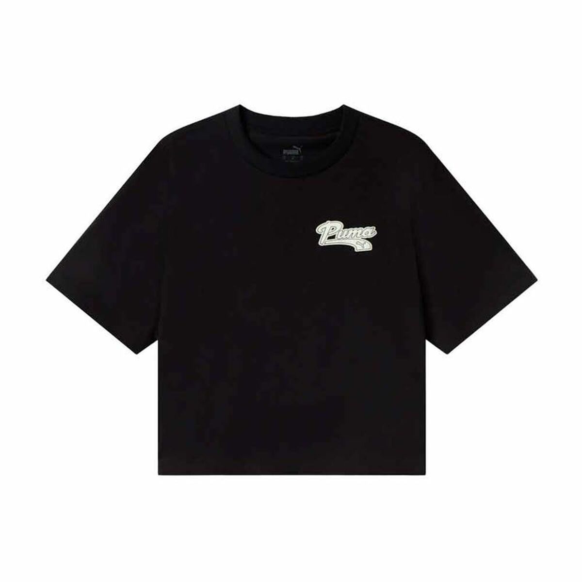 T-shirt med kortärm Dam Puma Svart