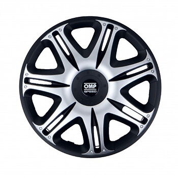 Navkapsel OMP Ghost Speed Svart Silvrig 13" (4 uds)
