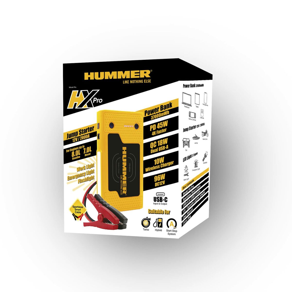 Rotuppdragare Hummer HUMMHXPRO 12 V 10000 Ah - 7