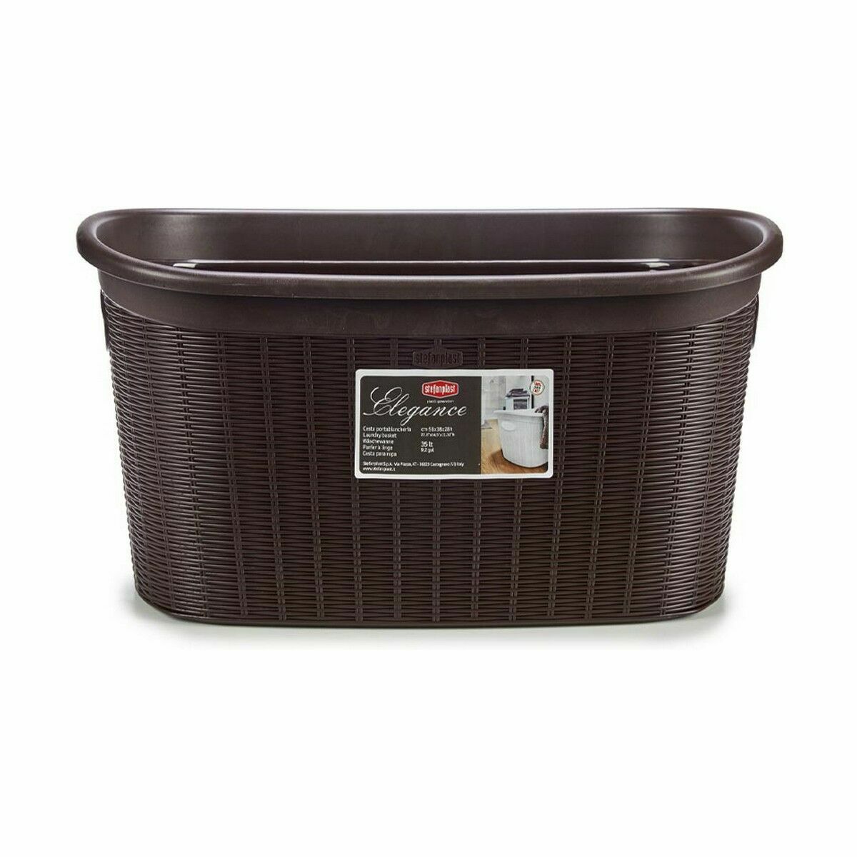 Tvättkorg Stefanplast Elegance Plast 35 L 37 x 26 x 57,5 cm (15 antal) - 5
