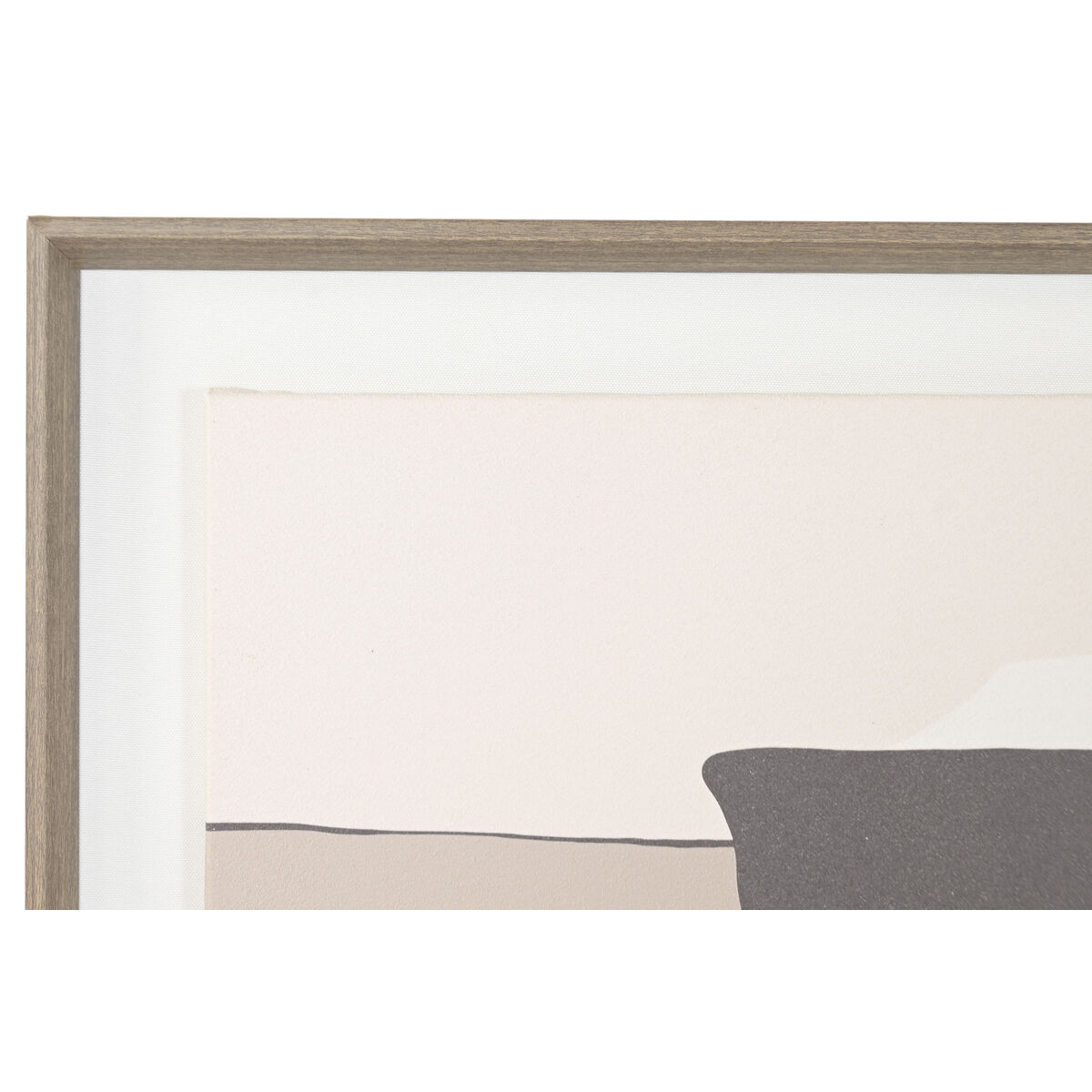 Kanvas Home ESPRIT Vit Beige Abstrakt Urban 100 x 4 x 50 cm (2 antal) - 3