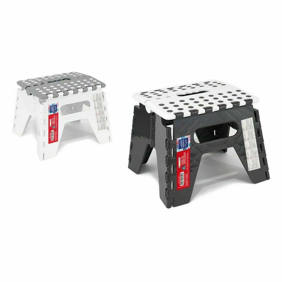 Fällbar pall Confortime Plast 21,5 cm (6 antal) - 3