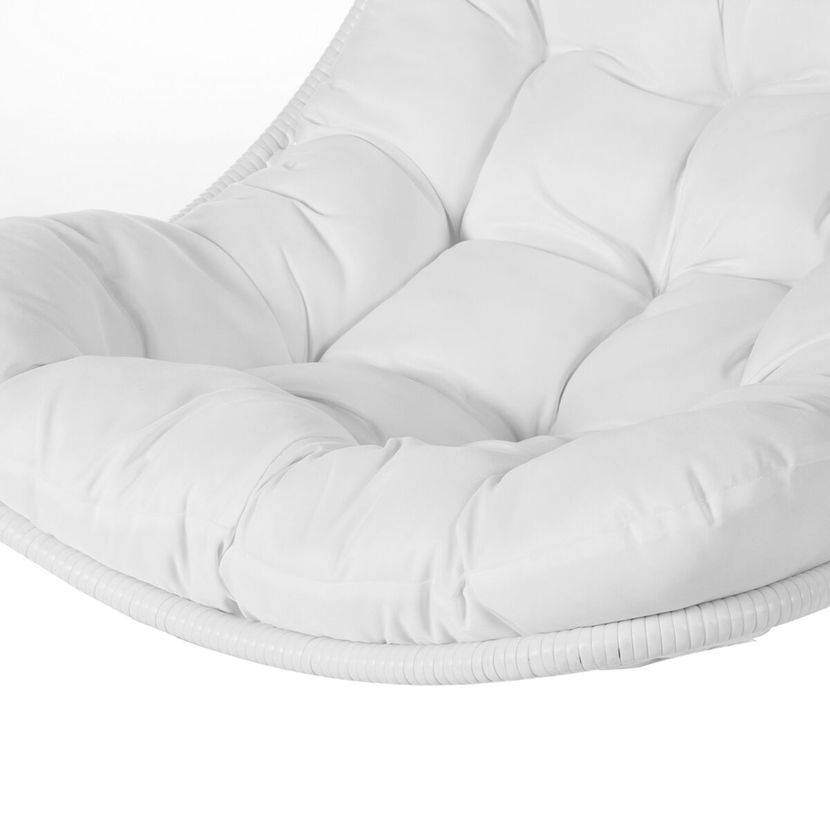 Hängande trädgårdsfåtölj Dido Vit Rattan 82 x 84 x 132 cm - 3