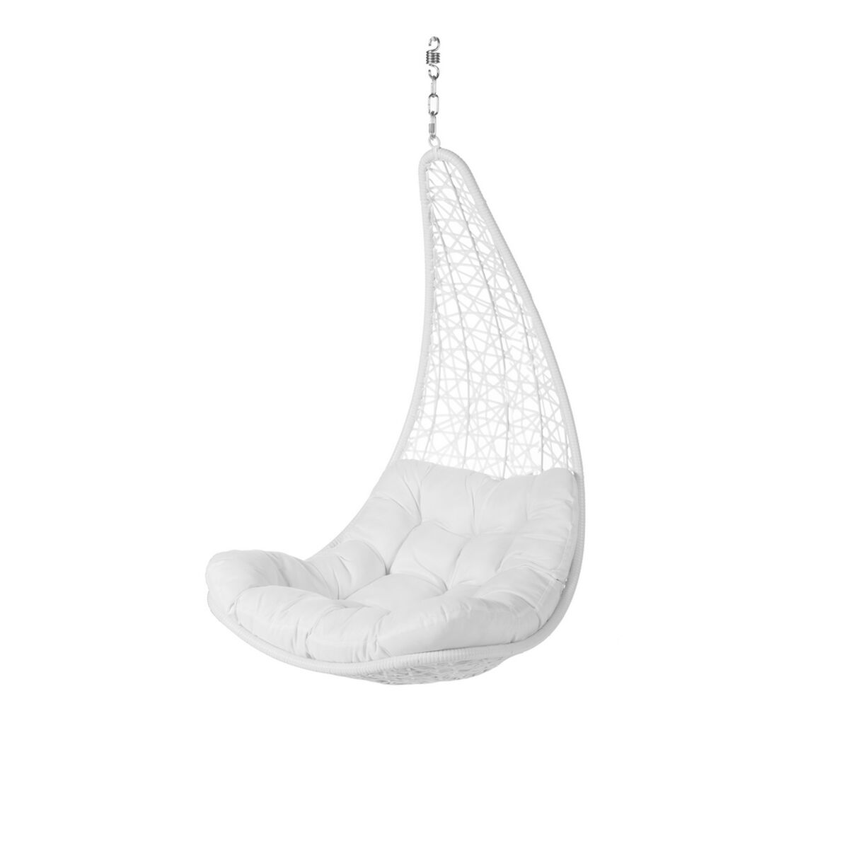 Hängande trädgårdsfåtölj Dido Vit Rattan 82 x 84 x 132 cm