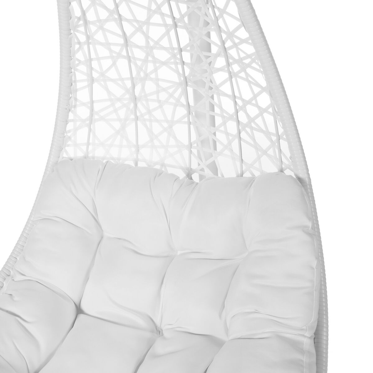 Hängande trädgårdsfåtölj Dido Vit Rattan 82 x 84 x 132 cm - 4