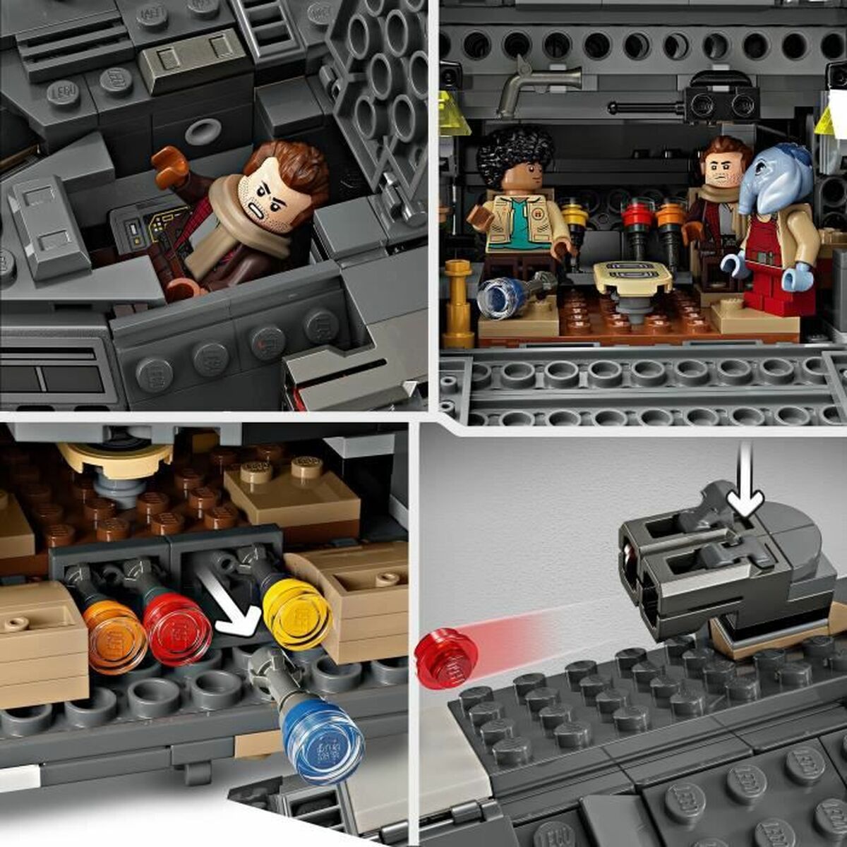 Byggsats Lego Star Wars 75374 The Onyx Cinder Multicolour 1325 Delar - 4