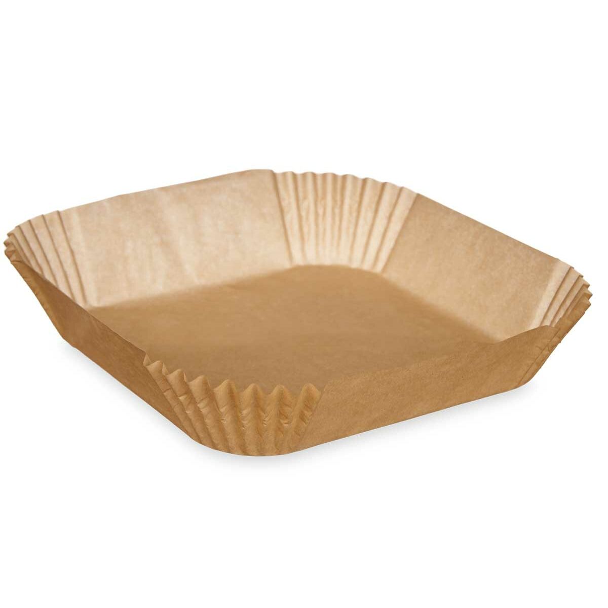 Papper för luftfritös 21 x 21 x 4 cm Set Rektangulär 20 Delar (24 antal) - 2