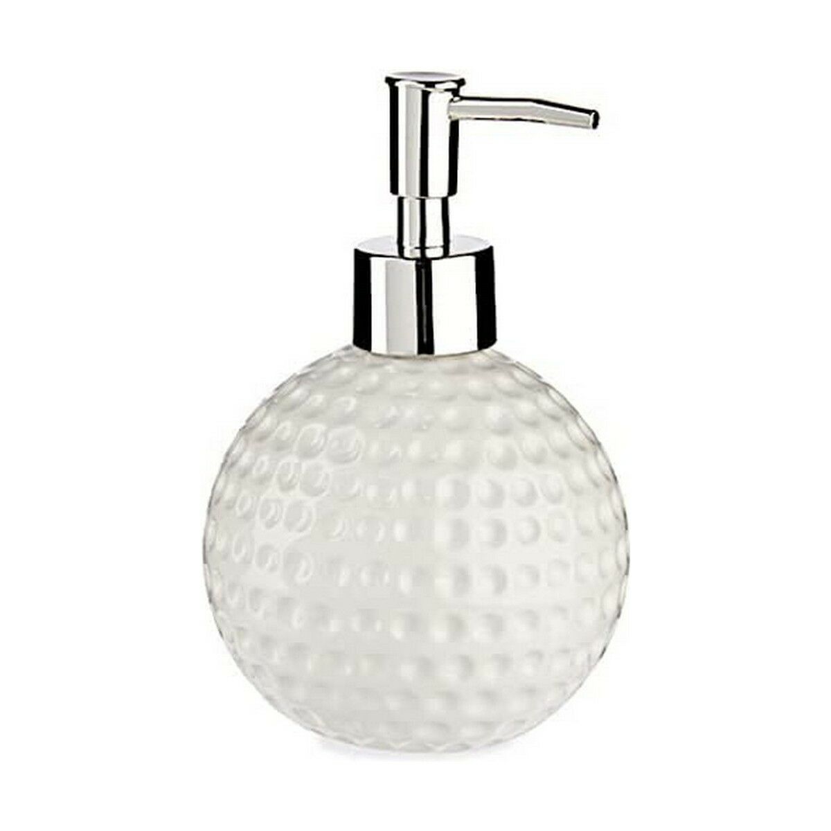 Tvåldispenser Golf Keramik Metall Vit 12 antal (300 ml) - 3