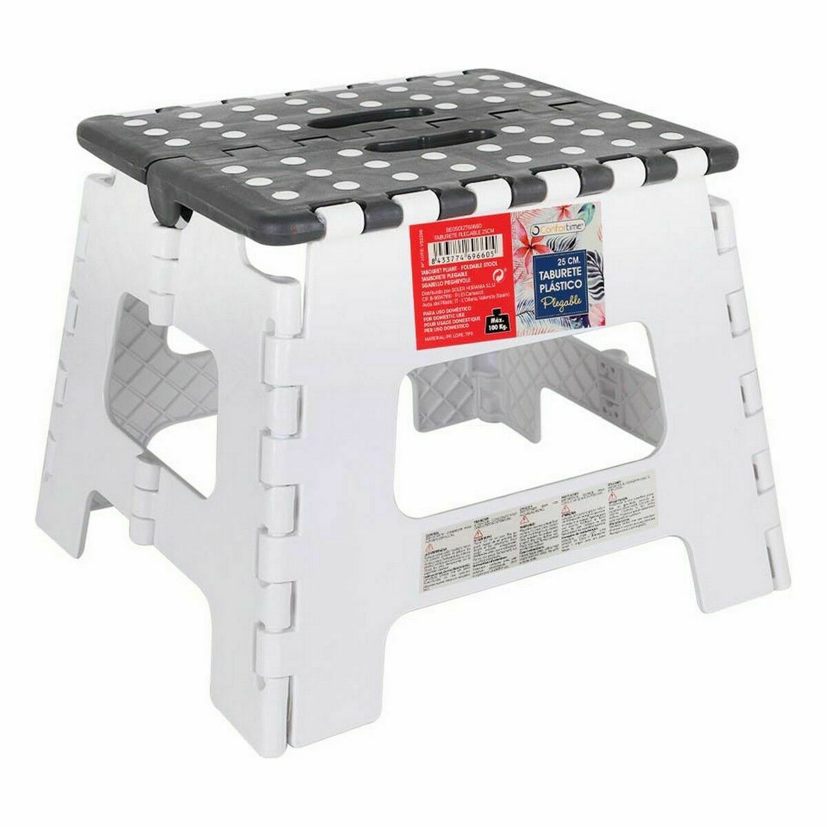 Fällbar pall Confortime Plast 25 cm (6 antal) - 2