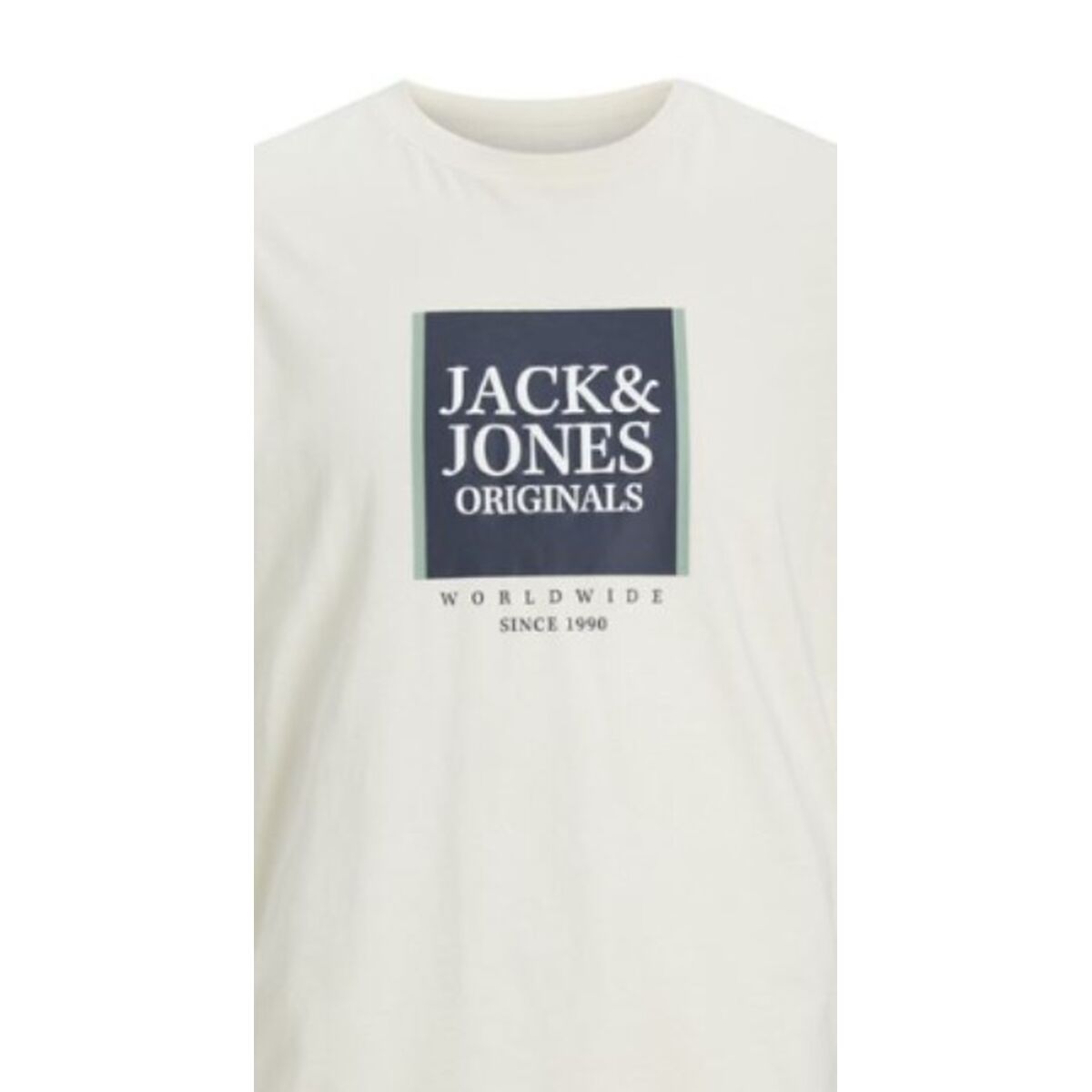 T-shirt med kortärm Herr Jack & Jones Lafayette Box Beige - 2