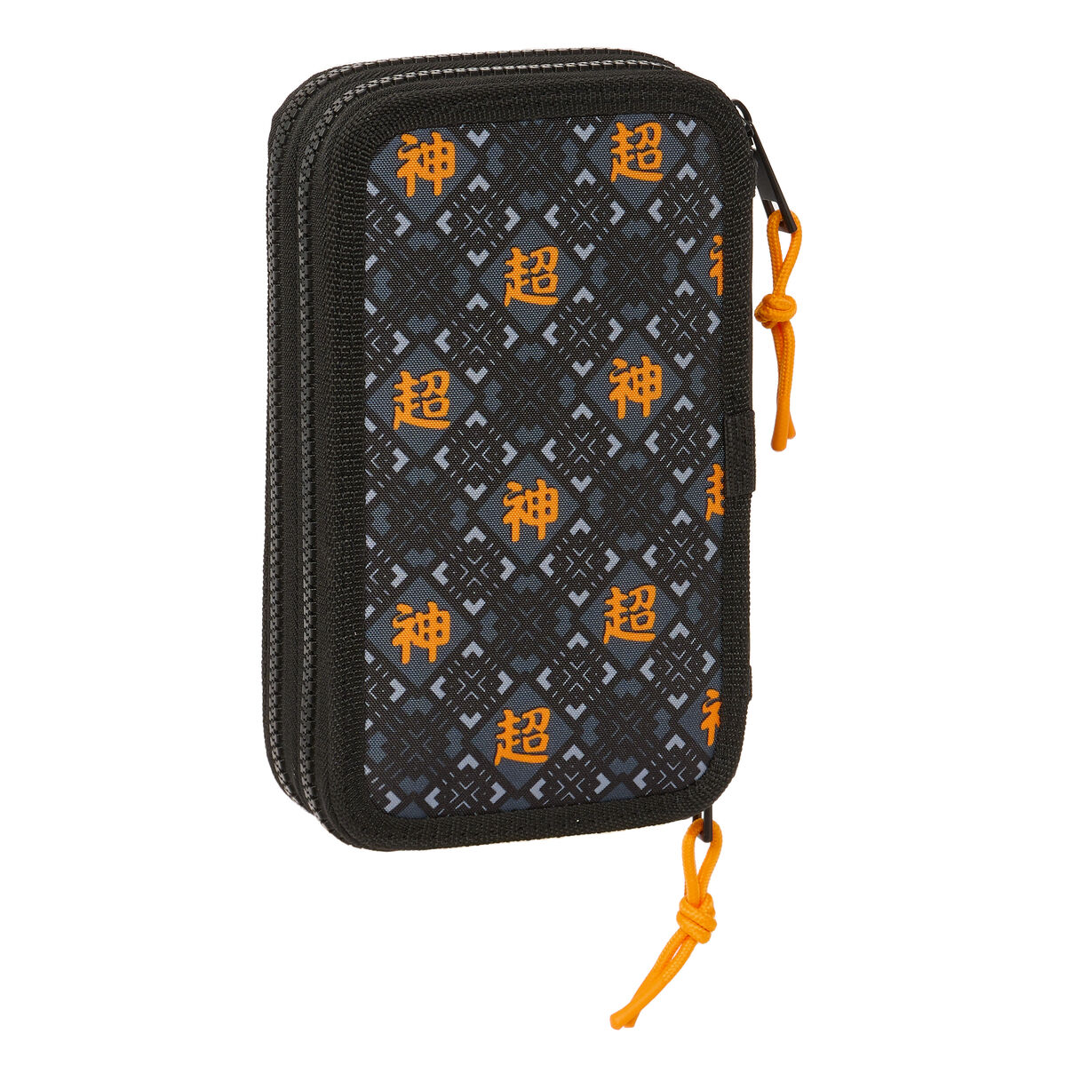 Dubbelt pennfodral Dragon Ball Svart 12.5 x 19.5 x 4 cm 28 Delar - 3