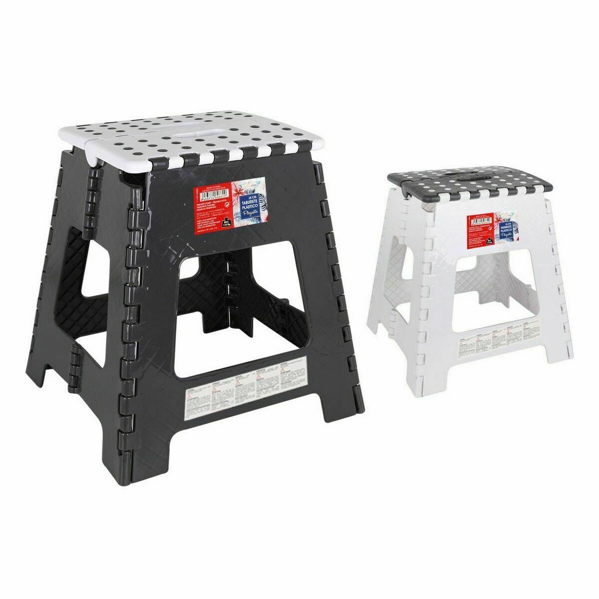 Fällbar pall Confortime Plast 38 cm (6 antal) - 3
