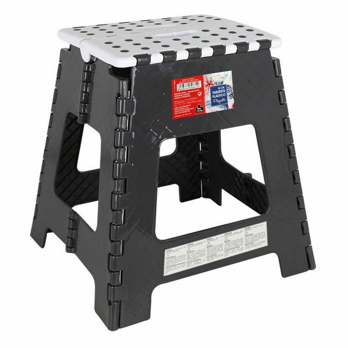 Fällbar pall Confortime Plast 38 cm (6 antal) - 2