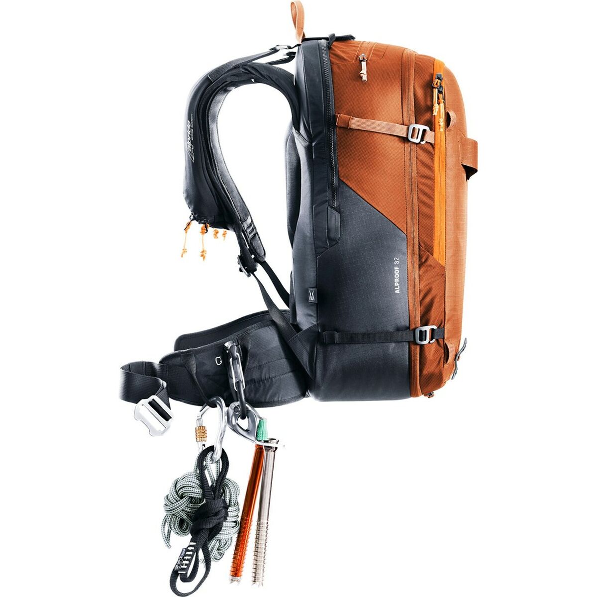 Ryggsäck för bergmiljö Deuter Alproof 32 Svart Orange - 6