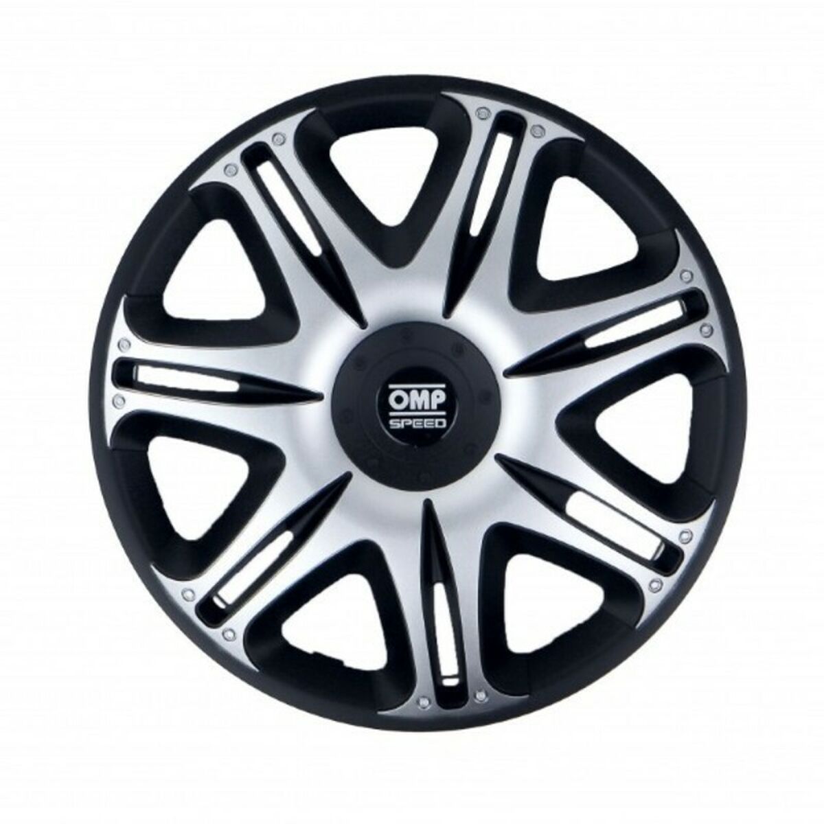 Navkapsel OMP Ghost Speed Svart Silvrig 16" (4 uds) - 5